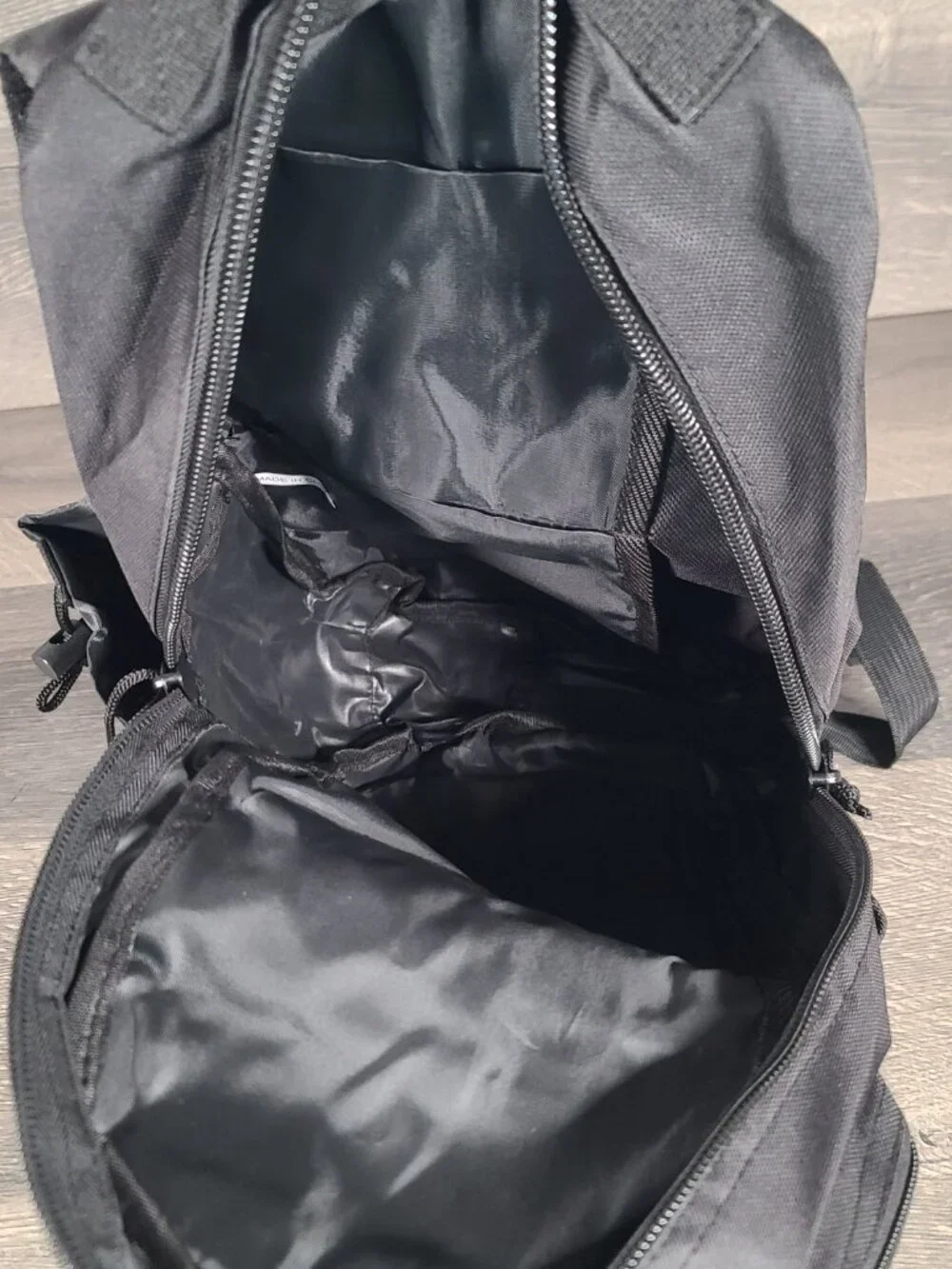 NRA Black Nylon Tactical Backpack/Go Bag Multiple Pockets
